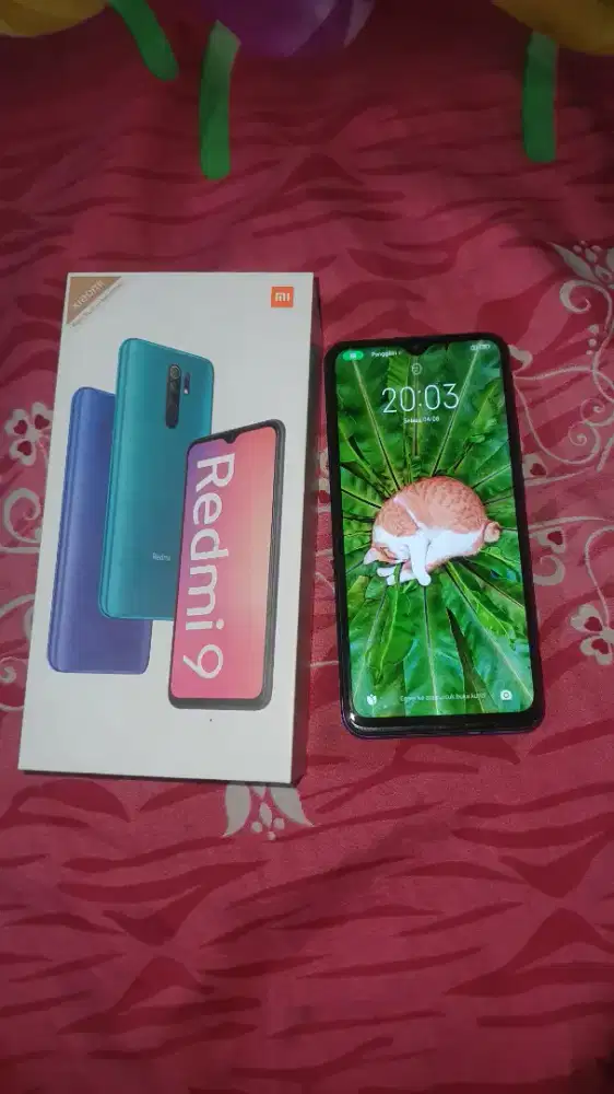 Redmi 9 4/64 GB Resmi - HP + Dus Original