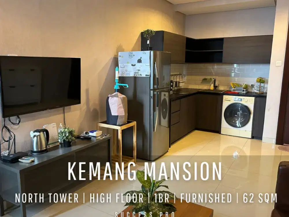 For Rent! The Mansion Kemang Apartment Tower North 1BR High Floor with City View