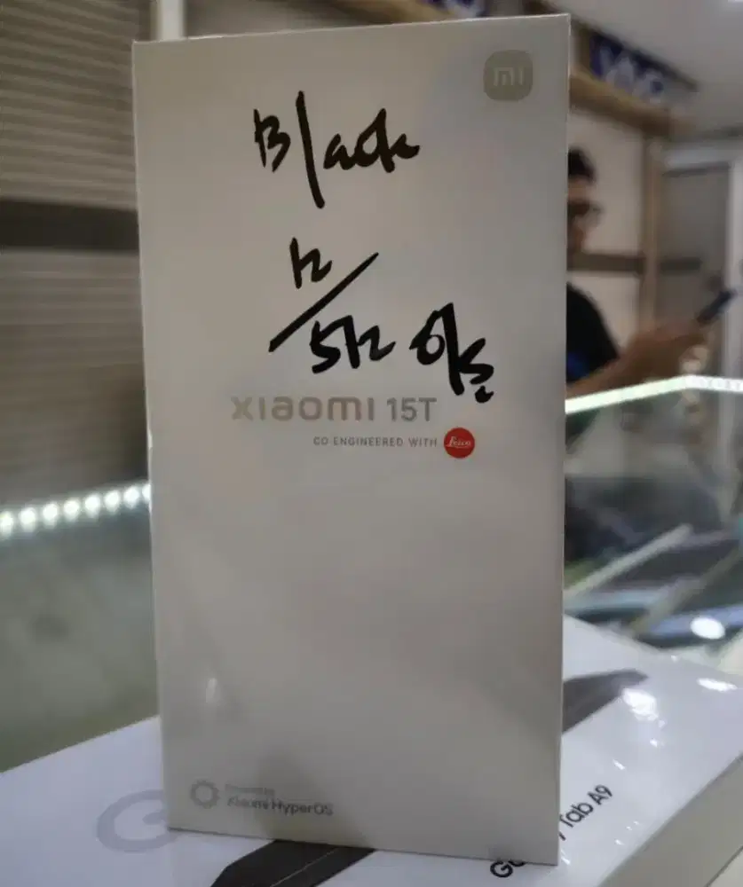 Xiaomi 15T 12GB+512GB Black NEW Garansi Resmi Indonesia