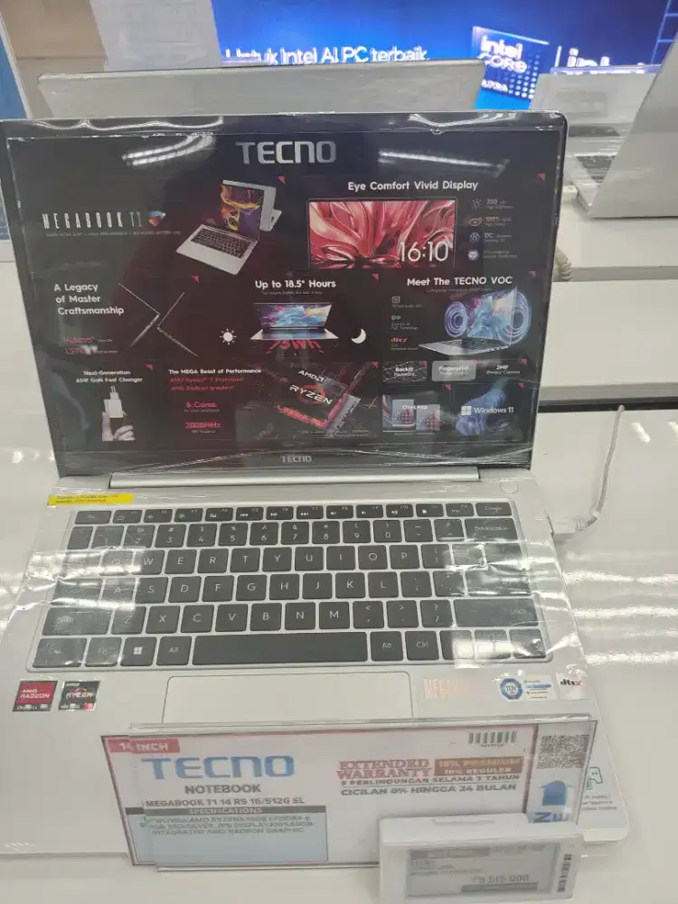 Cicilan Techno Notebook 16/512