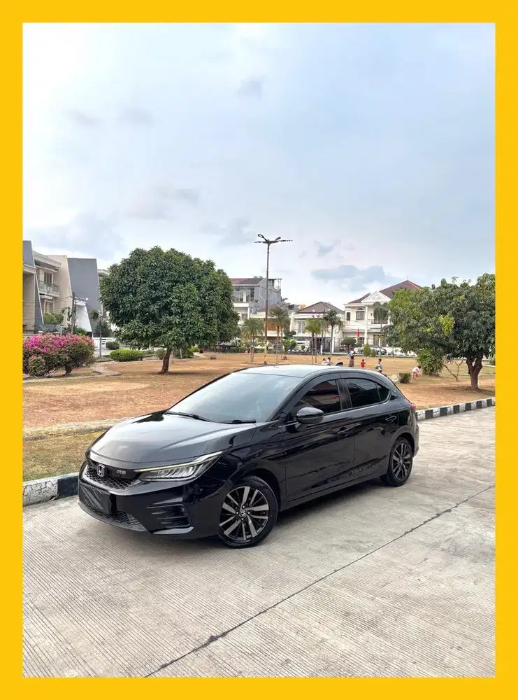 {KM 50Rb} Honda City Hatchback RS 2021 Hitam Antik Mulus Jual Cepat!
