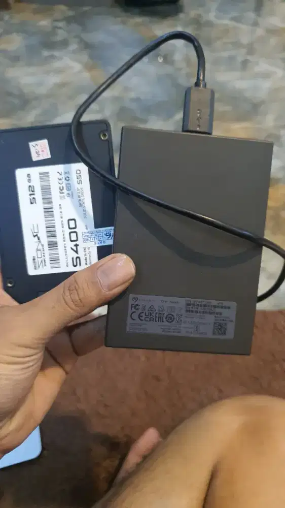 JUAL SSD 512GB & HDD 4TB 100%