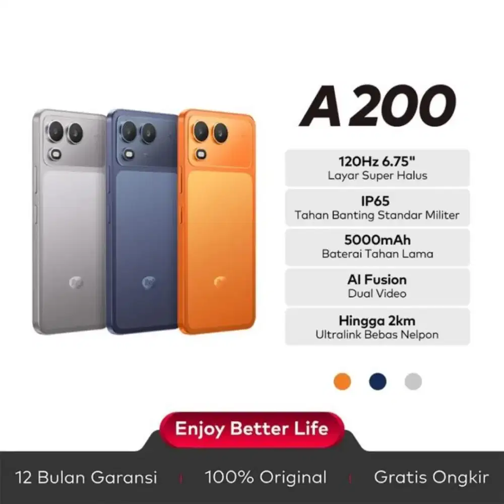 Itel A200 RAM 4+8GB ROM 64GB 120Hz 5000mAh Octa Core AI