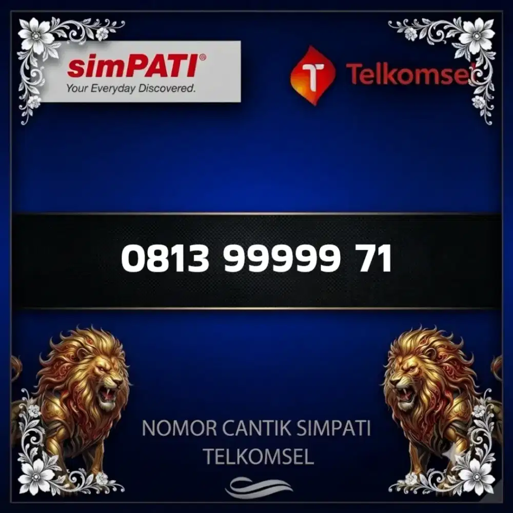 Nomor cantik simpati Telkomsel super