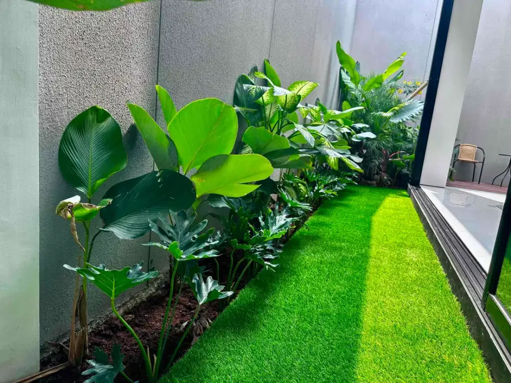 Dijual Rumah Baru Cakep Banget Gaya Bali Tropical Giriloka BSD City Semi Furnished