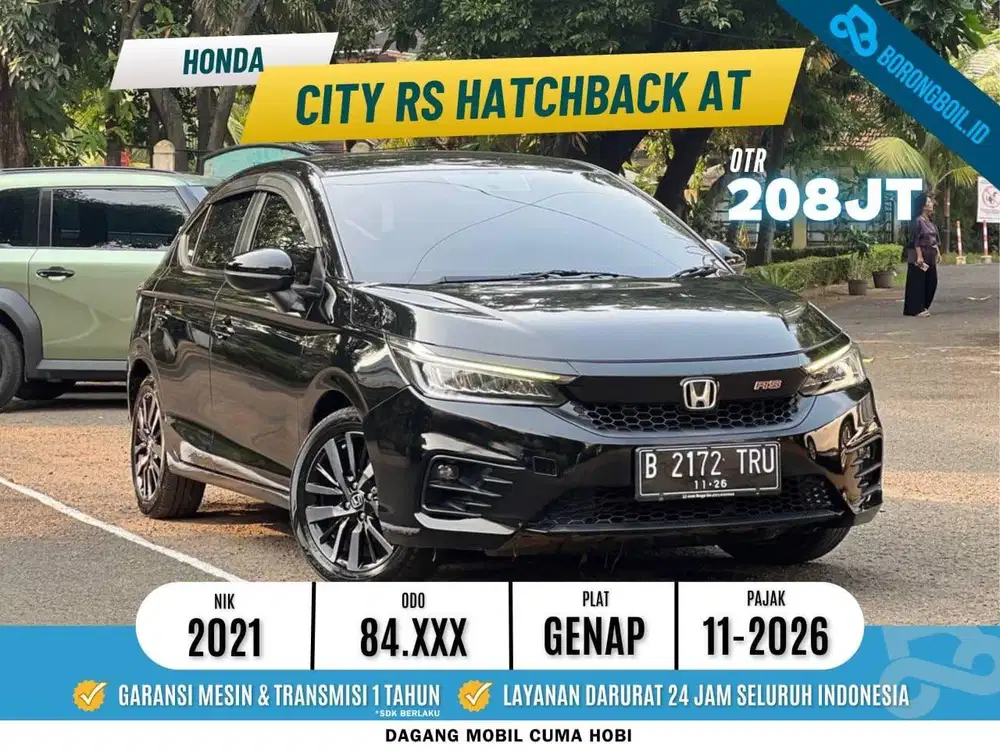 [SIAP PAKAI]Honda City HB RS AT 2021 | Civic | Baleno | Mazda | Yaris