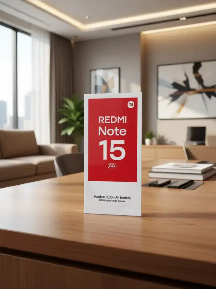 Redmi Note 15 5G 6/128 New, Garansi Resmi no Repack