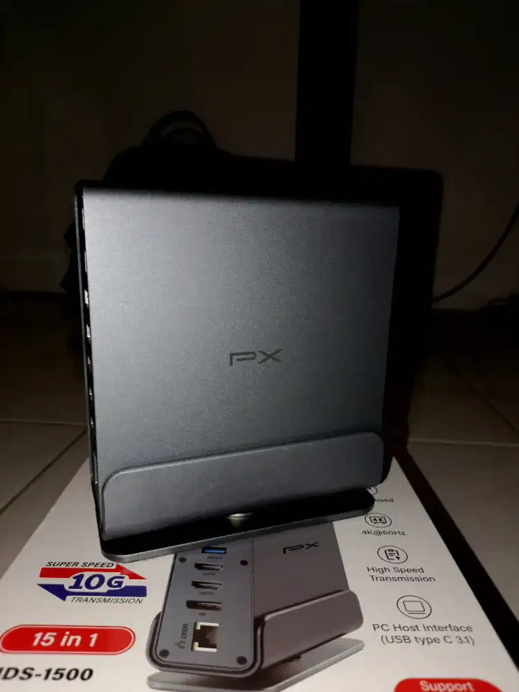 DIJUAL PX HDS-1500 Docking Station USB-C 15 in 1 Like New