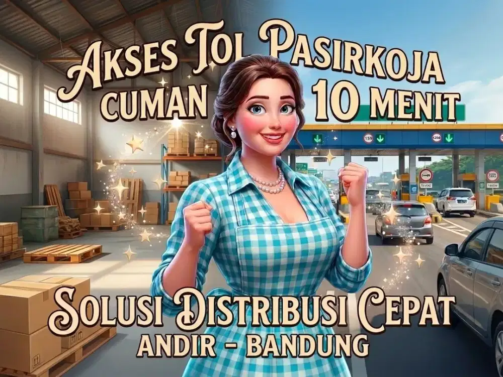 JUAL GUDANG DI DADALI, GARUDA, RAJAWALI, BANDUNG KOTA.