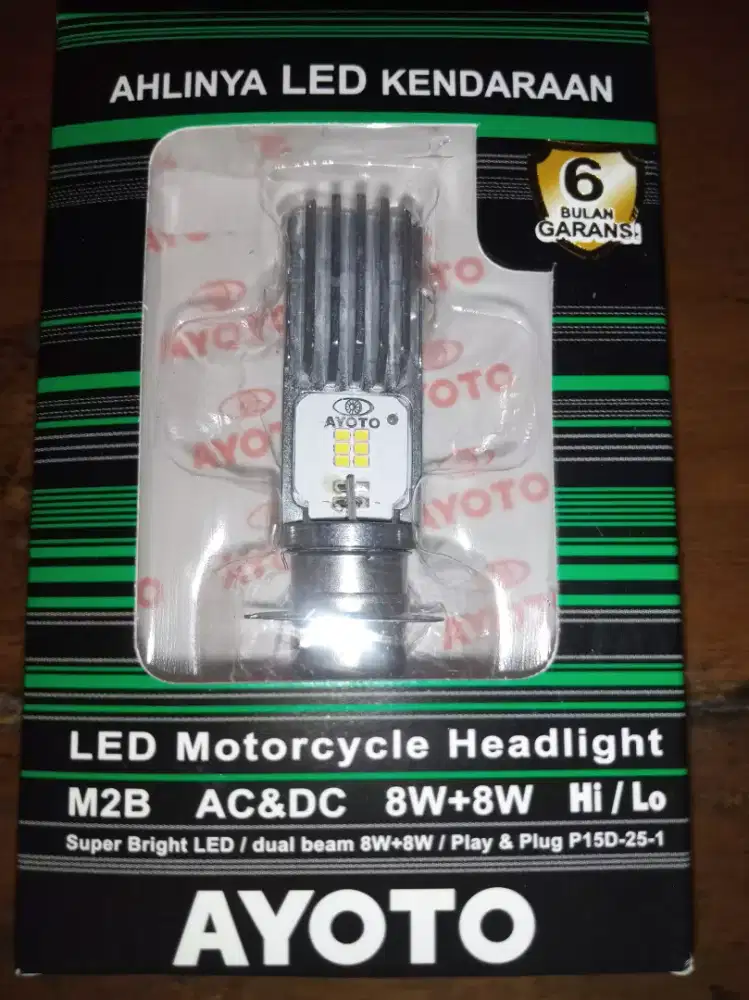 Lampu LED ayoto m2b upgrade H6