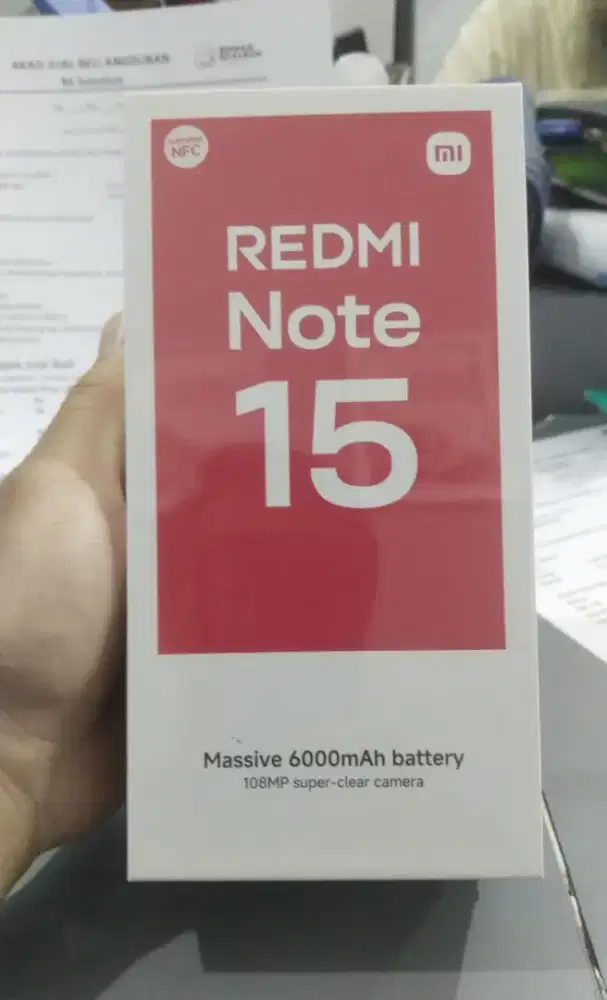 Redmi note 15 RAM 6/128 baru