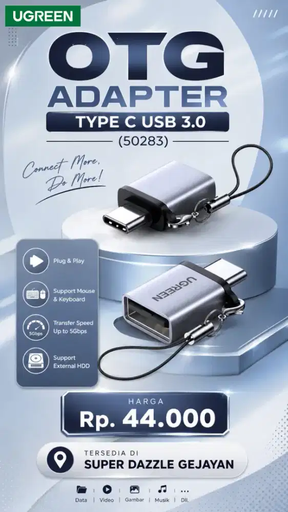 UGREEN OTG TYPE C USB 3.0 (50283)