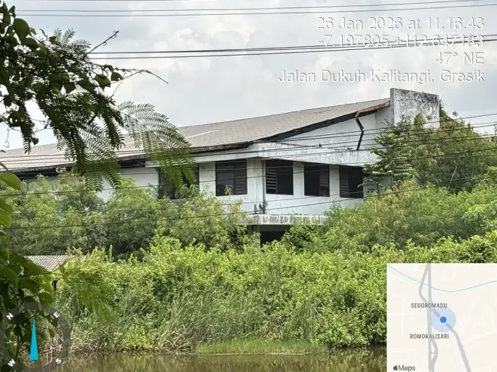 Dijual Via Lelang Tanah dan Bangunan Jalan Raya Romokalisari Kel Romokalisari Kec Benowo Surabaya