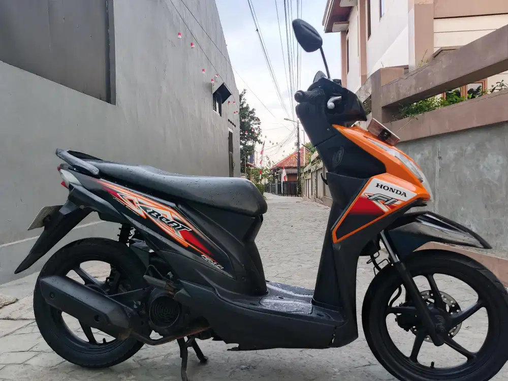 Honda beat Fi 2014 stater tokcer halus mulus terawat