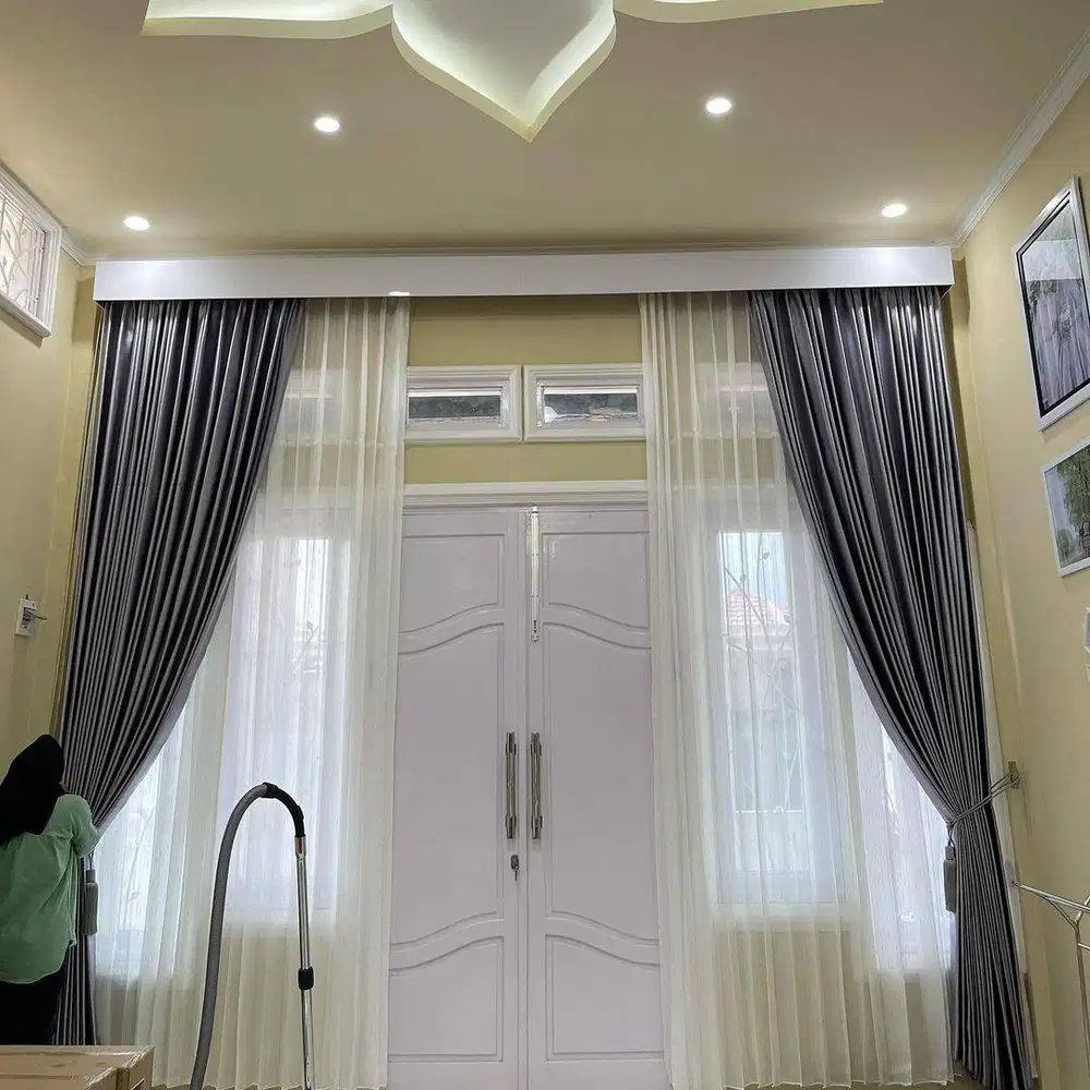 Jasa pasang gorden blinds vertikal gorden krey vertical roller blind