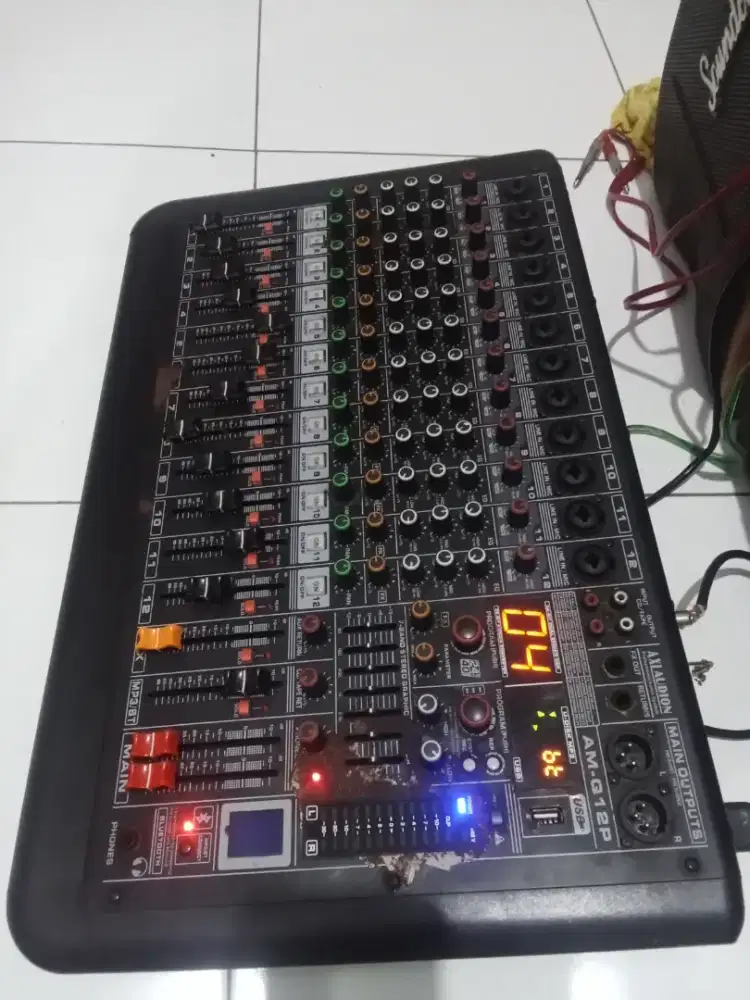 POWER MIXER AXL AUDION AM-Q12P 12 CHANNEL
