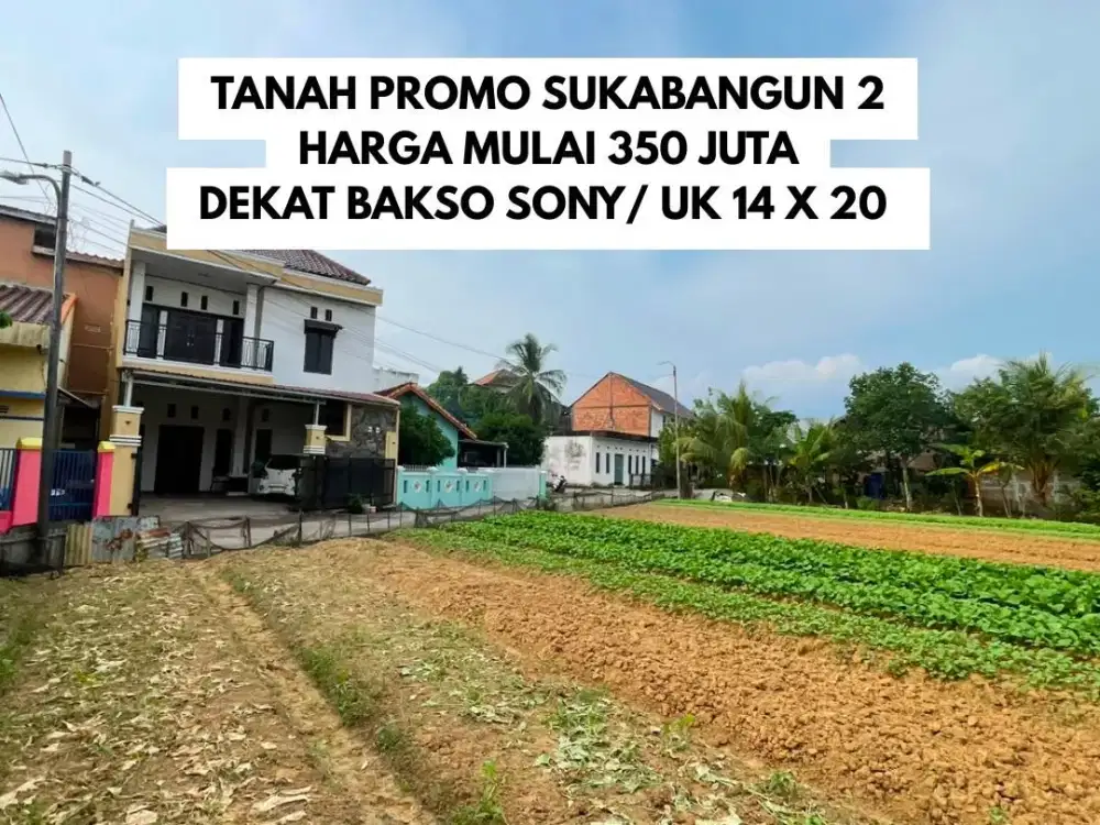 TANAH SUKABANGUN 2 PROMO KOTA PALEMBANG