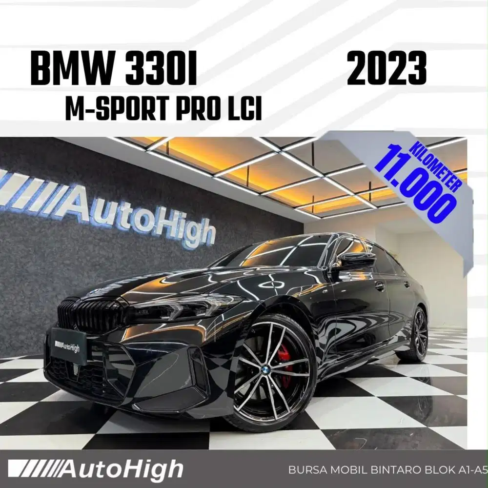 DP10% [Km11.000] 330i M-Sport 2023 Black Reg 2025 #AUTOHIGH