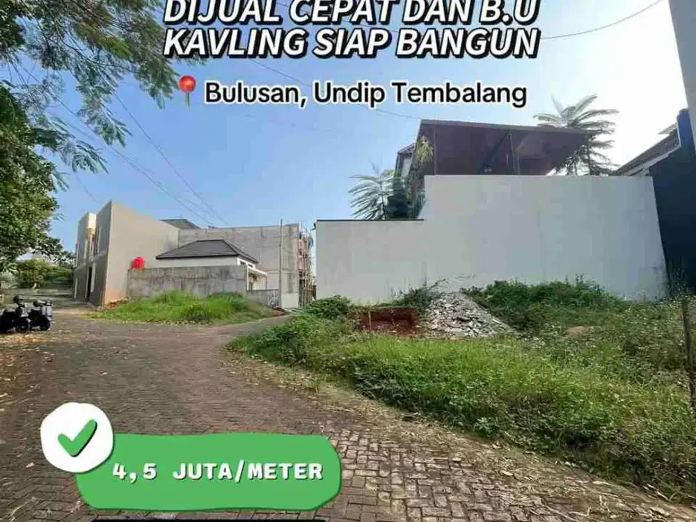 TANAH KAVLING DIJUAL MURAH DI DEKAT UNDIP TEMBALANG