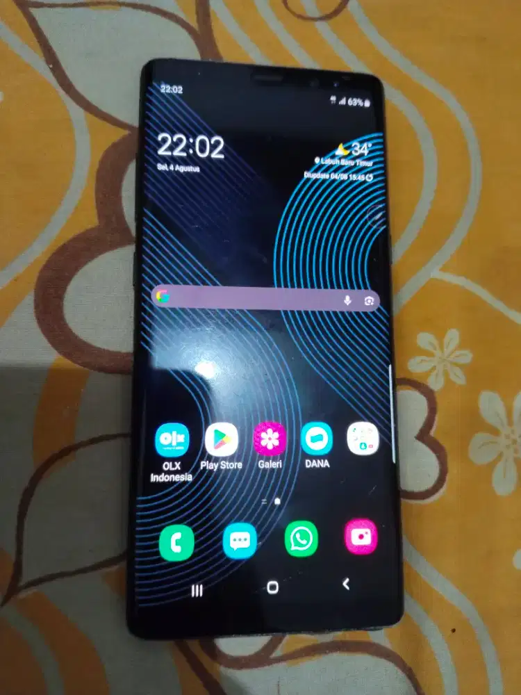 Dijual Samsung Note 8 6/64, minus shadow tipis...
