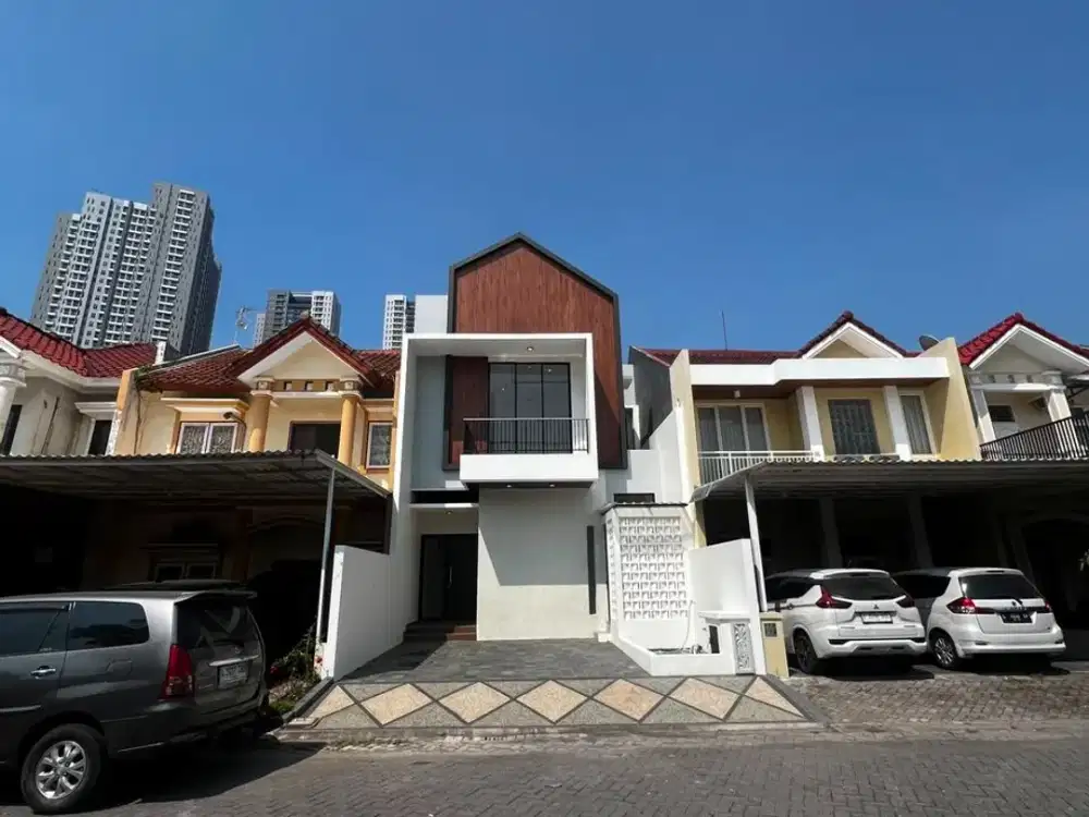 Rumah New Minimalis 2 Lt Pakuwon City Selangkah Ke Pakuwon City Mall