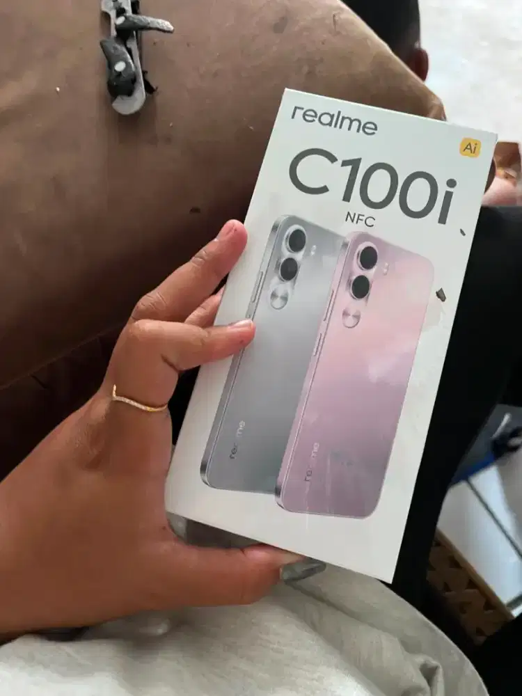 Realme C100i 6/128 baru buka segel tadi siang