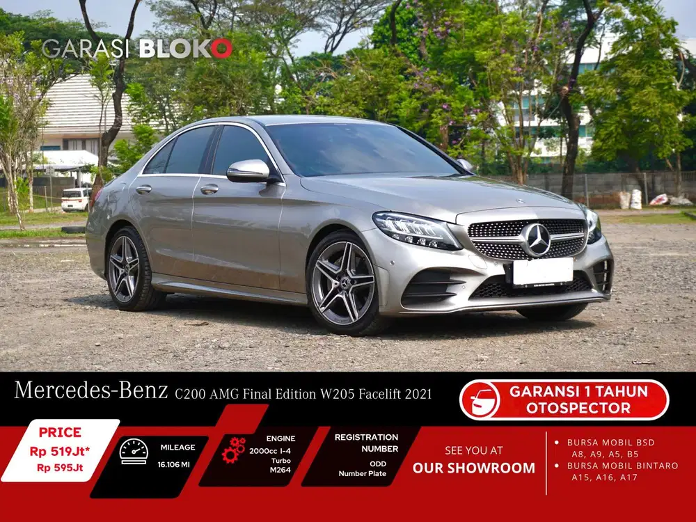 Odo 16rb - Mercedes Benz C200 W205 Facelift  AMG Final Edition 2021