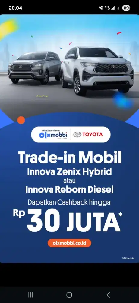 Innova Zenix Hybrid Baru