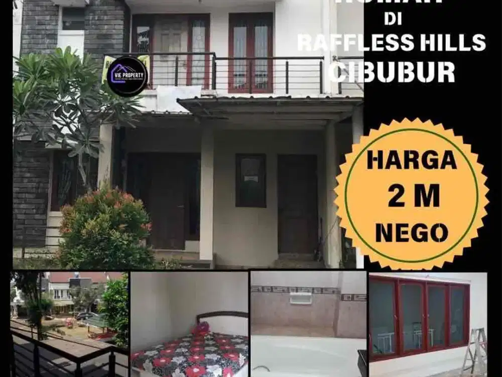 Rumah siap huni di Raffless Hills Cibubur