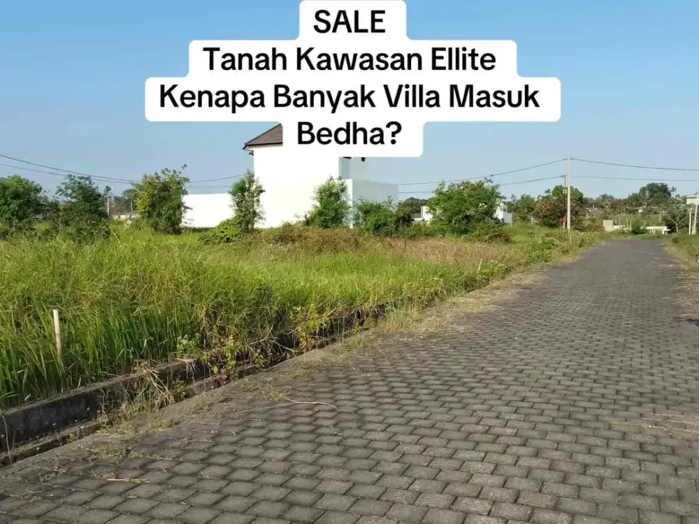 SALE Tanah 278 m² kawasan ellite bedha
