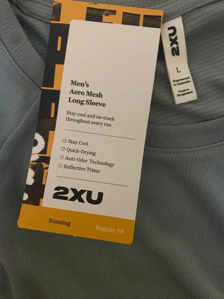2XU Aero Mesh Long Sleve Men's Tops - Turquoise