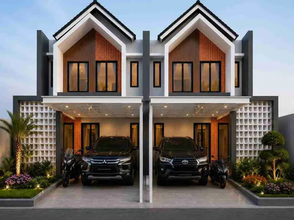 rumah baru dalam cluster on progres di Pondok Kelapa Jaktim