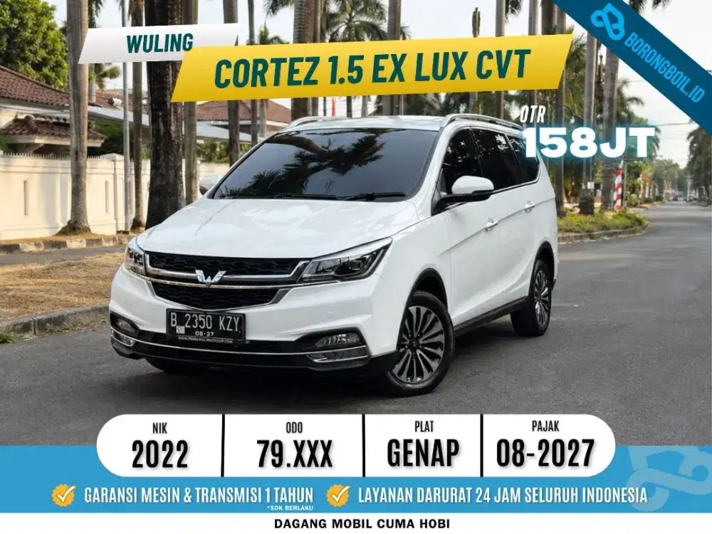 Wuling Cortez 1.5 EX LUX  CVT 2022 PUTIH