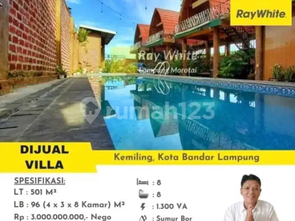 DIJUAL VILA SIAP PAKAI DI KEMILING KOTA BANDAR LAMPUNG