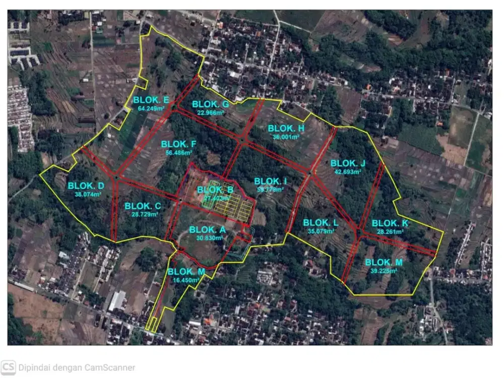 Dijual Lahan Zona Industri Lokasi Strategis Gondangrejo, Karanganyar Luas 40 Ha