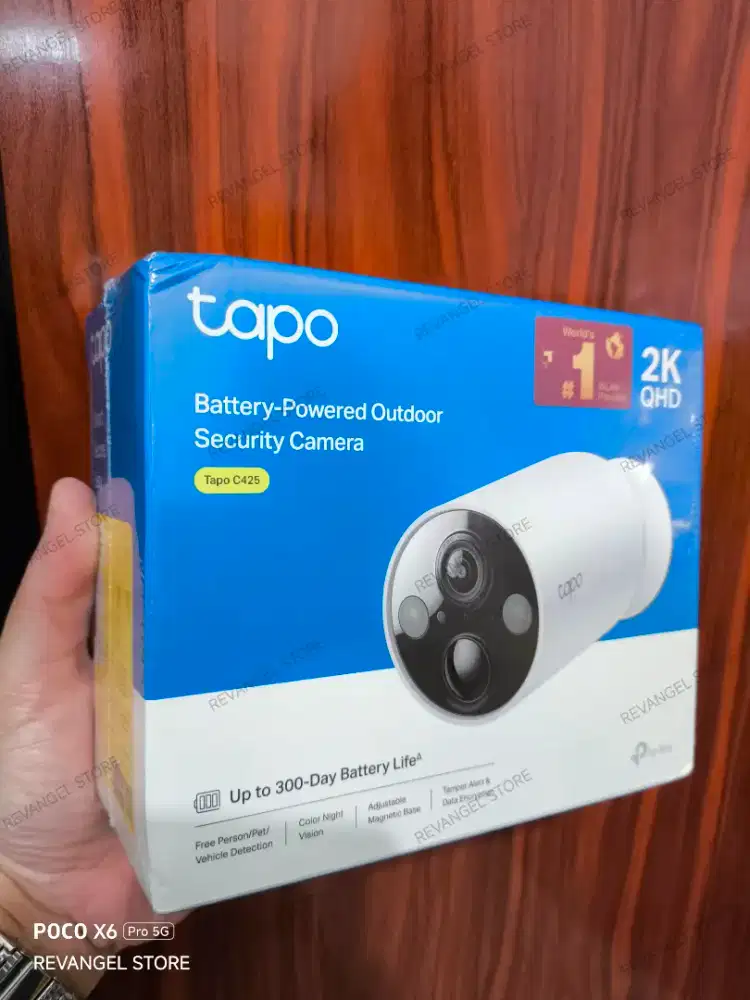 ​[BNIB] CCTV BATERAI MAGNETIC TP-LINK TAPO C425 (2K QHD) OUTDOOR