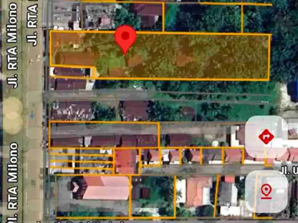 Jl. RTA Milono Induk Km.3 Luasan 3.874 m2 SHM (Ahmad Dody)