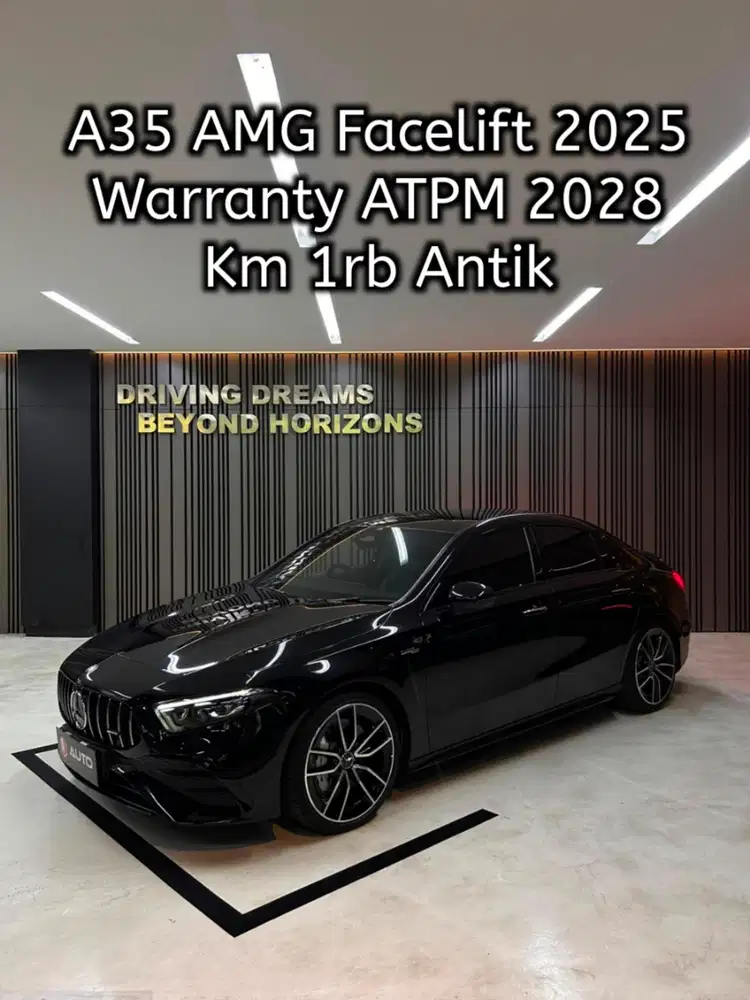 Mercedes Benz A35 AMG Sedan 2025 Hitam Mercy Km1rb B1891SAT Nik 2024