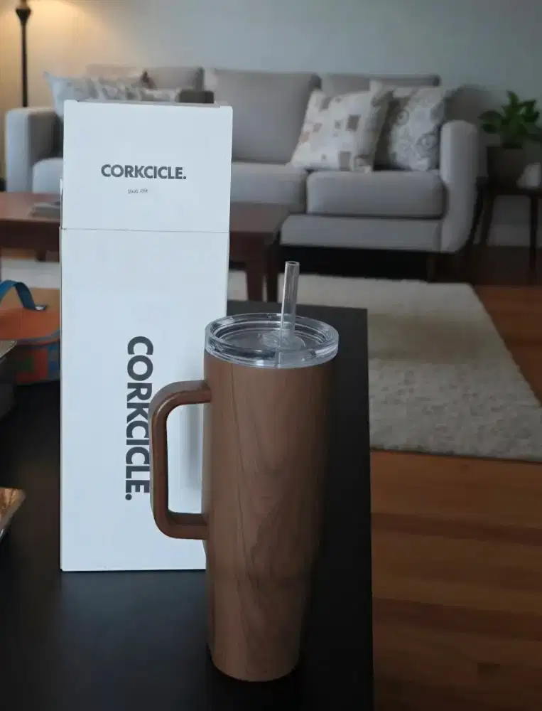 Corkcicle thumbler cruiser walnut wood 40oz