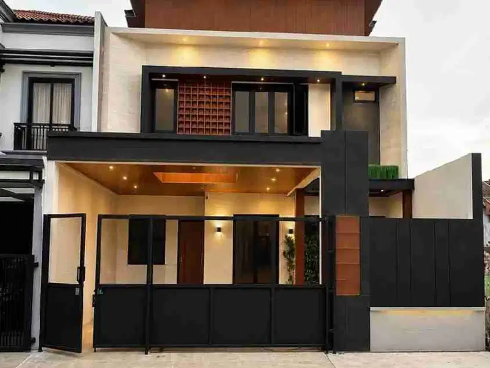 jual cepat rumah cantik siap huni griya loka bsd