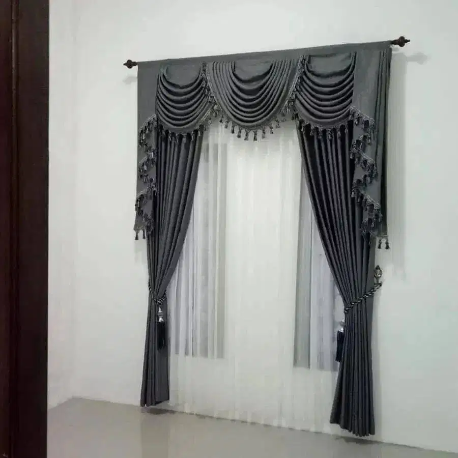 Jual Gorden Blackout Pasang Skat Klinik Hordeng Pintu Gordyn Vitrase