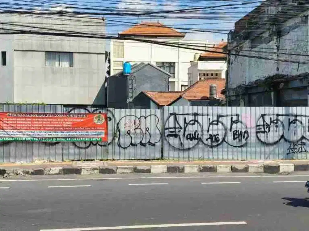 Sale Tanah Premium 472M2 Pusat Kota Diponegoro Denpasar Jl12mtr Aspal