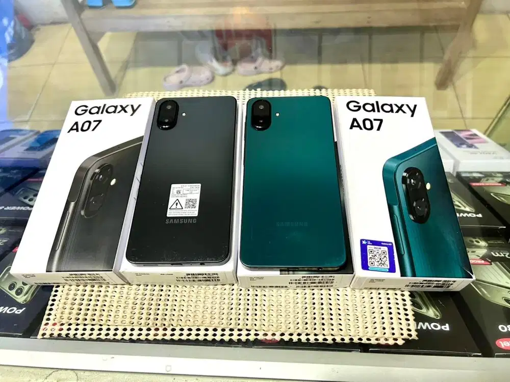 SAMSUNG A07 RAM 4+4/128GB MULUS GARANSI RESMI INDONESIA 2027