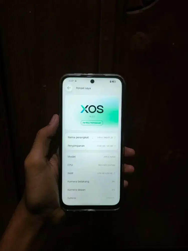 Infinix smart 20 4/128 fullset nominus
