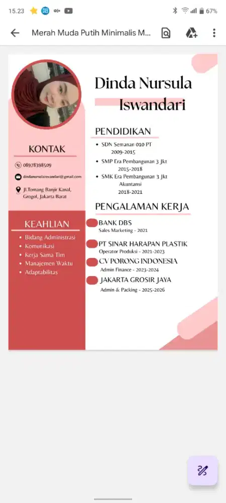 Urgent ingin bekerja secepatnya