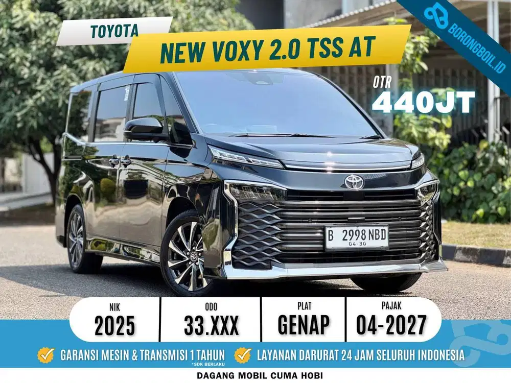 Jual cepat !! New Voxy 2.0 2025 TSS Hitam Metalik Nego sampai Jadi