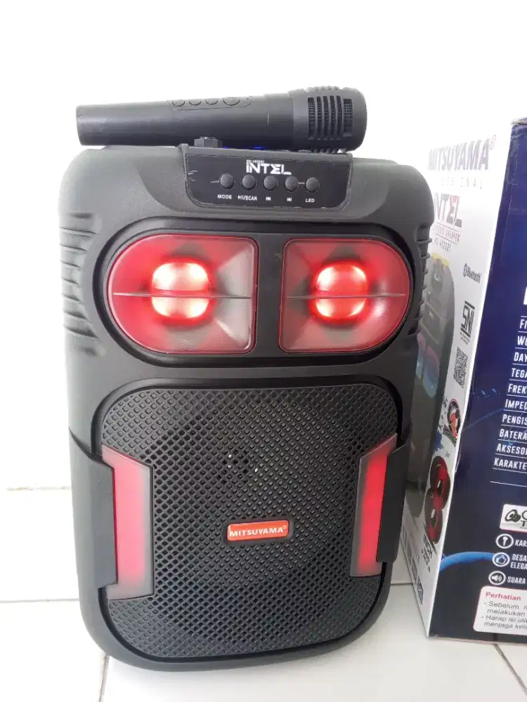 Speaker bluetooth karaoke 8 in wireless