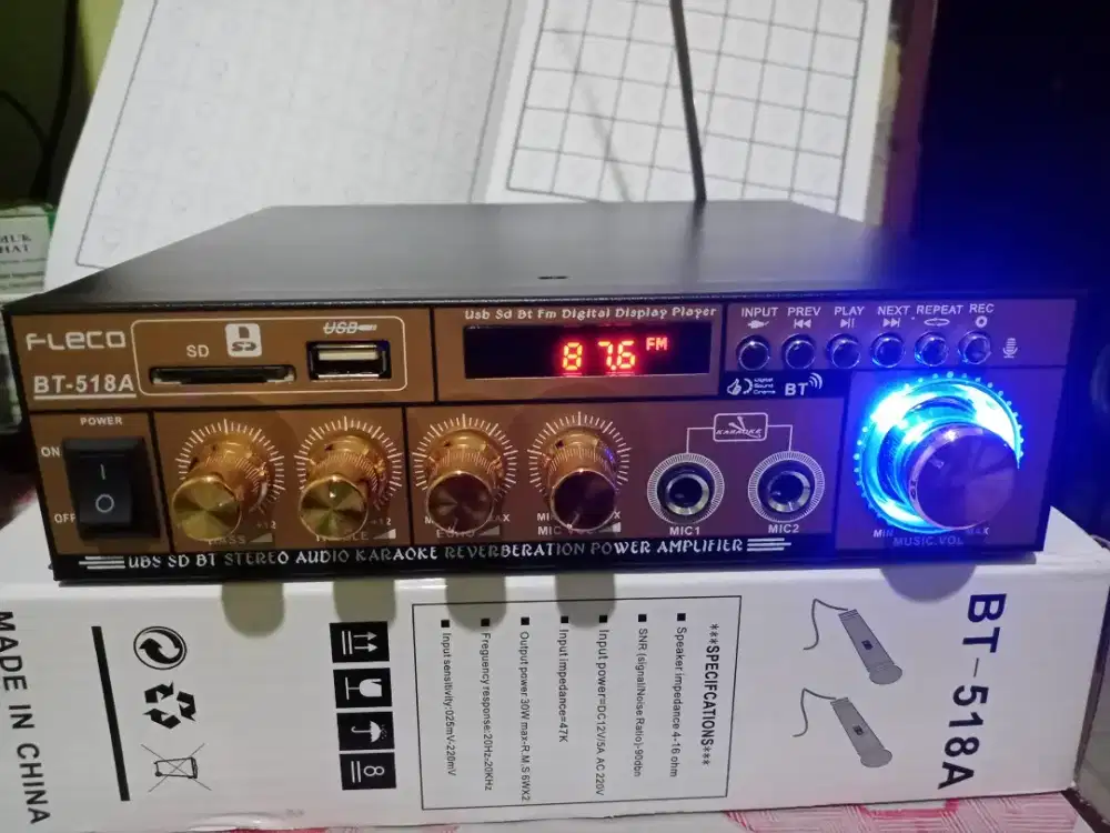 Ampli player bluetooth