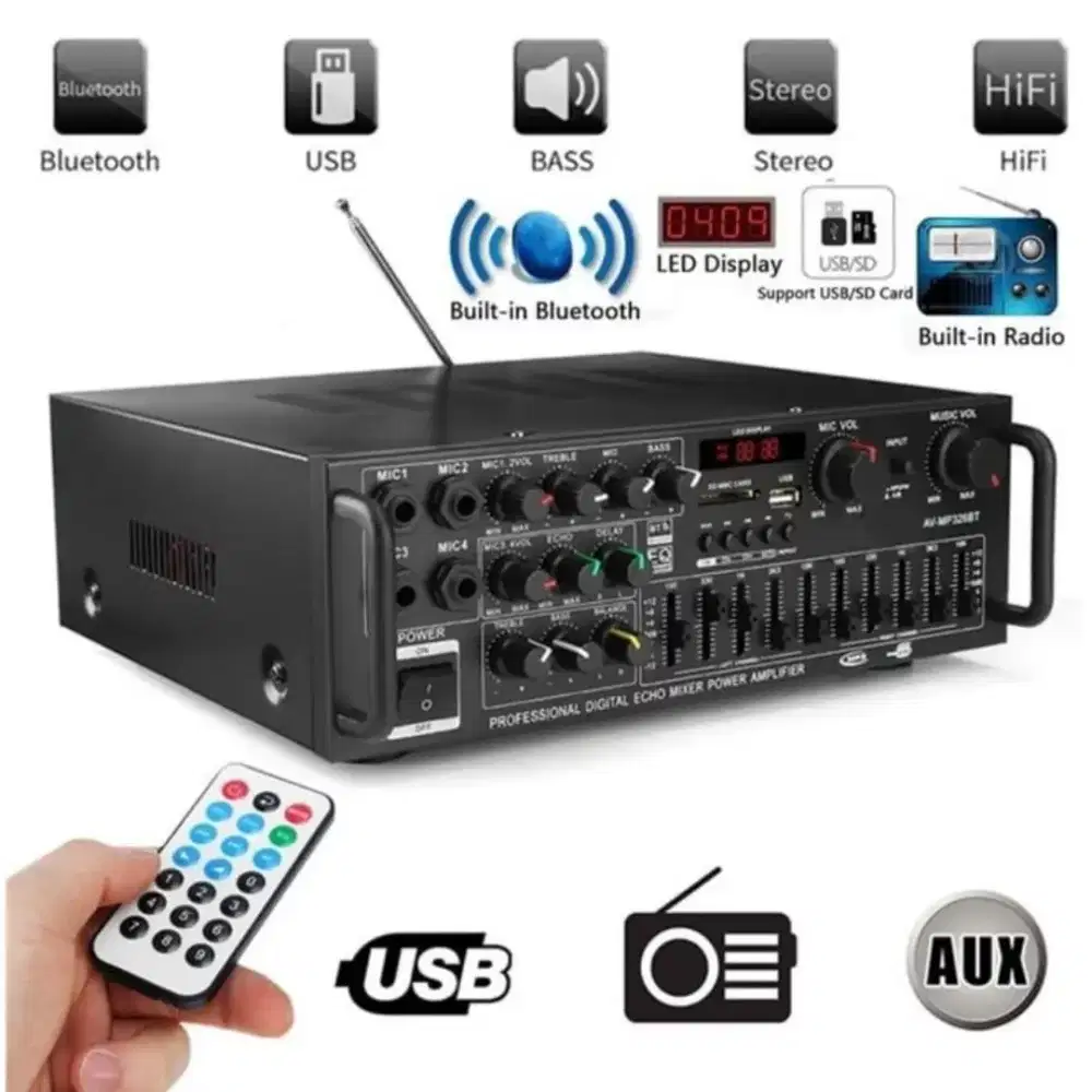 Amplifier subwoofer bluetooth