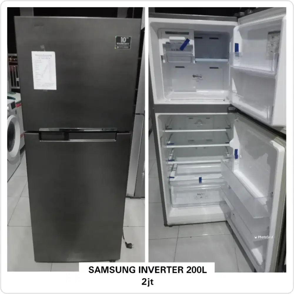 KULKAS 2 PINTU SAMSUNG INVERTER 200L